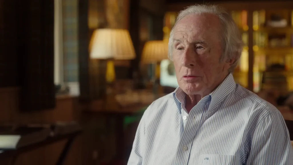 documentary-interview setup-jackie stewart-director joe shaw